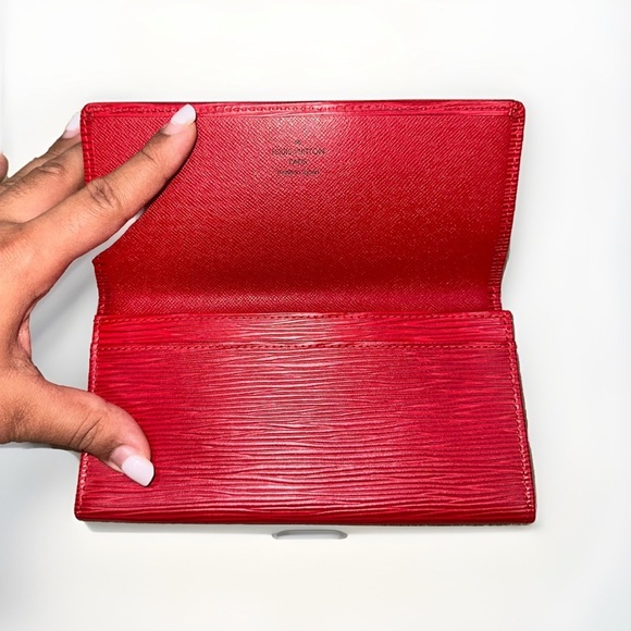Louis Vuitton Epi Red Long Wallet - Picture 5 of 6